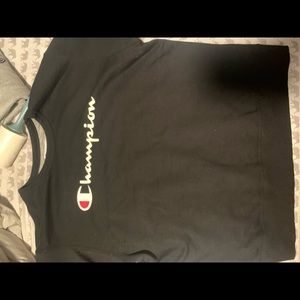 Black Men’s Large Champion Crew Neck